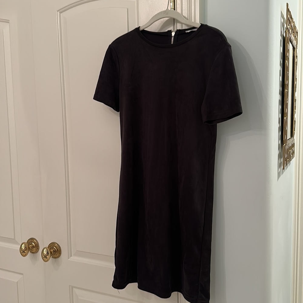 Black Suede Dress size medium